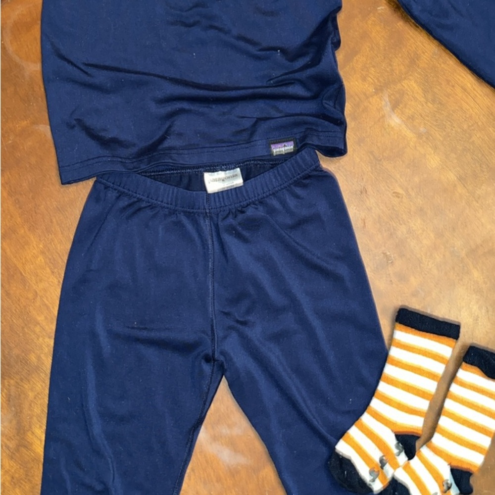 Patagonia Capilene Set and Warrior Alpaca Socks